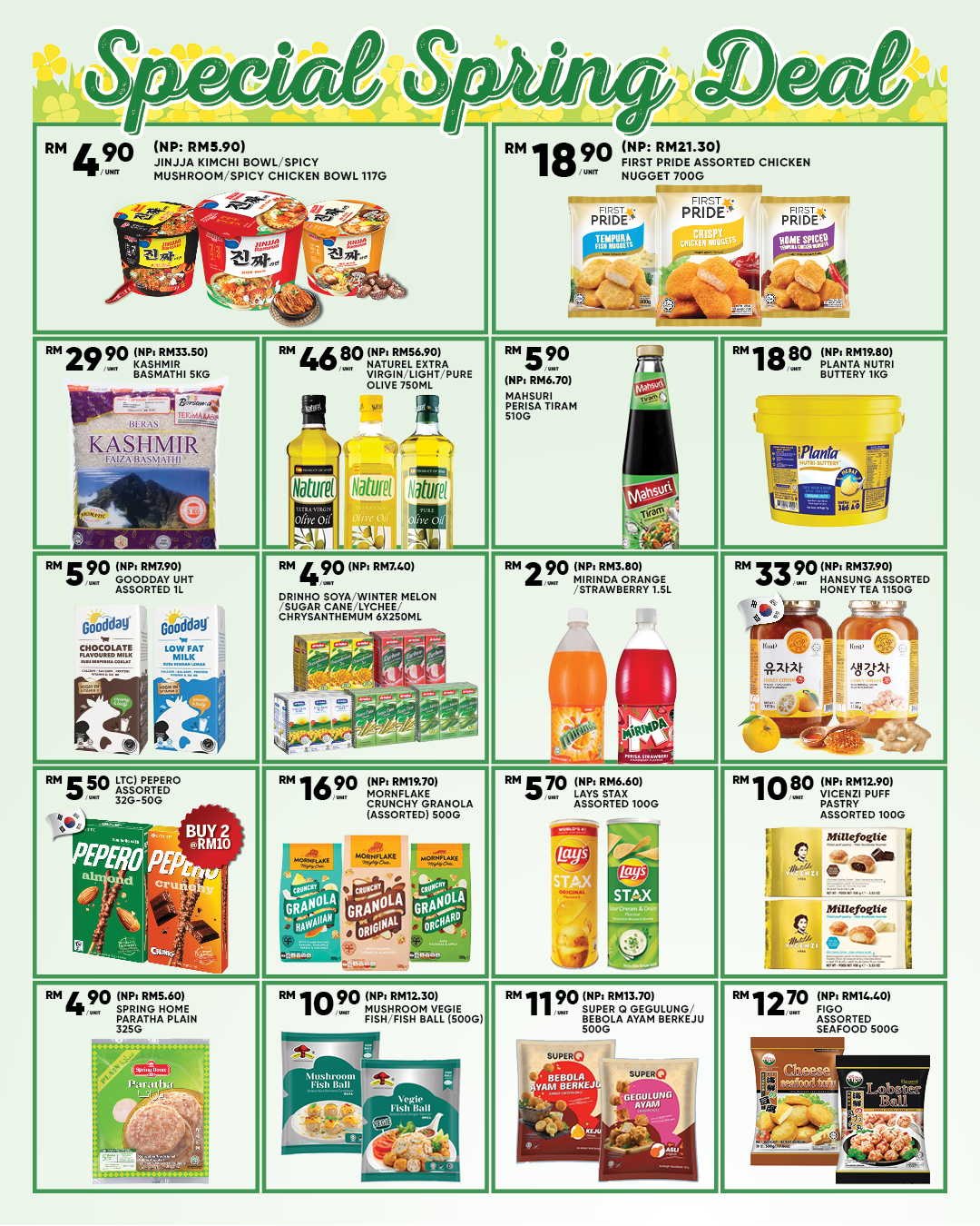 Snack, Sip & Save This Spring!