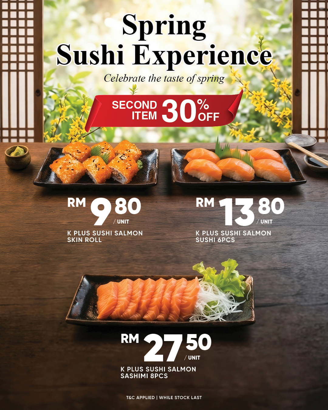 Double the Sushi, Double the Joy